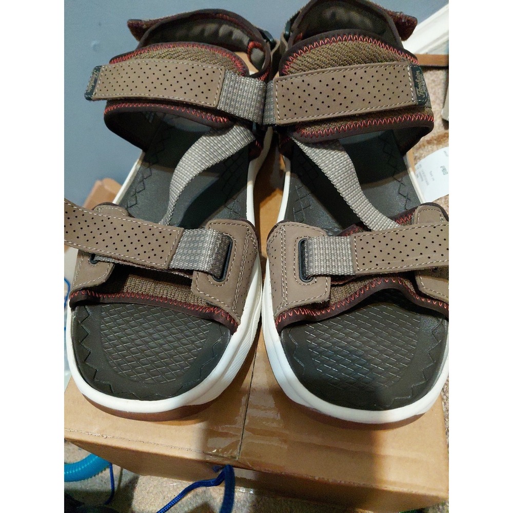 Florsheim Men's 14 M Treadlite River Sandals in Taupe